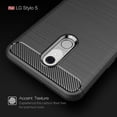 thumbnail image 5 of For LG Stylo 5 / LG Stylo 5+ Case, Heavy-Duty Shockproof Protective Case Armor Guard Shield, Shock Adsorption, Drop Protection [Black], 5 of 5