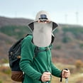 thumbnail image 1 of Solar-Powered Mini Fan With USB Rechargeable Battery Strong Airflow Sun Hat For Men Summer Outdoor Hiking Fisherman Caps, 1 of 5