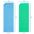 thumbnail image 4 of Life Energy 6mm thick, Reversible Yoga Mat - Emerald, 4 of 7