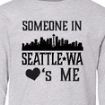 thumbnail image 4 of Inktastic Seattle Washington Someone Loves Me Skyline Long Sleeve Youth T-Shirt, 4 of 5