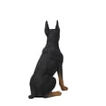 thumbnail image 4 of Hi Line 12” Sitting Doberman Pinscher Dog Garden Statue, Durable Polyresin, 4 of 5