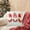 #LL New--C, variant on 18x18 Inches Canvas Christmas Pillow Covers , Santa Loop Pile Throw Pillows Cases Xmas Decor for Couch Sofa Bedroom Living Room Home, Holiday Decorative Pillows Covers Gifts for Women Men