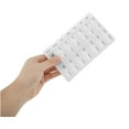 thumbnail image 5 of Unique Bargains 1 Pc Pill Case 28 Grid Removable Flap Pill Box White, 5 of 6