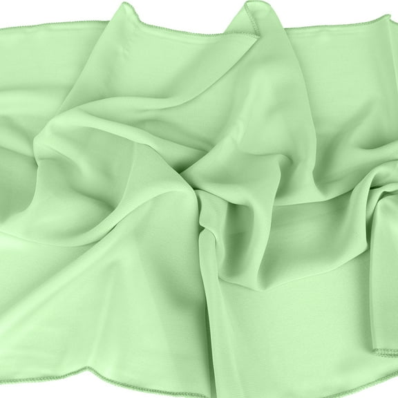 Koyal Wholesale Chiffon Table Runner 180-Inches Long,  Sage Green Wedding Runners, Holiday Table Runners