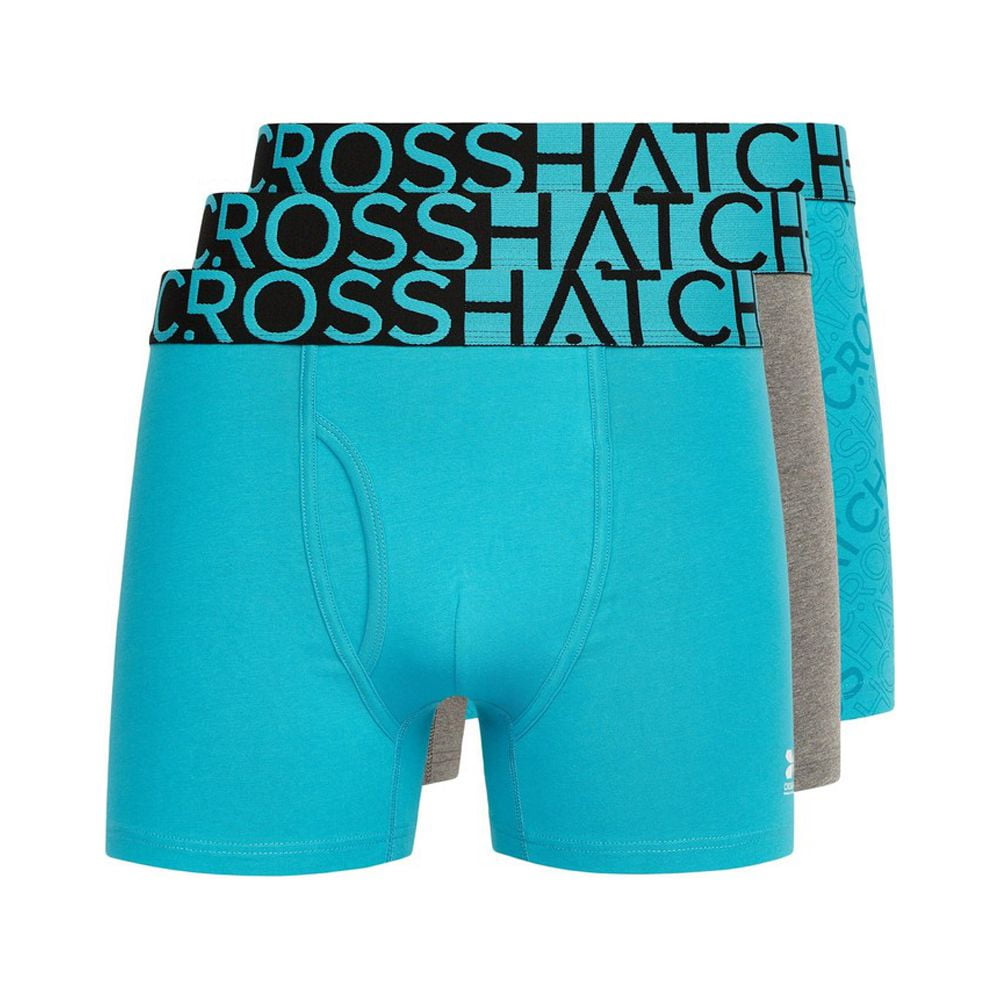 Crosshatch Mens Typan Boxer Shorts (Pack of 3)