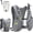 Dark Gray, variant on Hydratio Ruig Vest for Wome, Water Vest Backpack 5L Small, Lightweight Hydratio Pack Mii Vest Wome for Hikig, Trail Maratho Race (Pack with 1.5L Water Bladder)