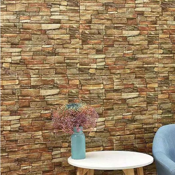 DIY Autoadhesivo 3D Pegatina De Pared Ladrillo Sala De Estar Decoración De Espuma Papel Pintado Impermeable Adhesivo
