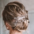 thumbnail image 3 of 2Pcs Bridal Hair Clip Wedding Hairpin Bride Pearl Hair Clips Barrette Elegant Bridal Hairpins Hair Accessories for Women Girls, 3 of 9