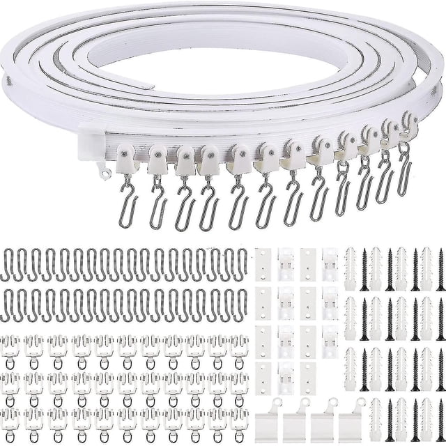Cortina de techo Flexible con riel curvo para cortina de techo flexible de 5 metros (hy)