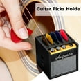 Guitar Pick Holder, Amp Speaker Style Guitar Picks Container, Guitar Pick Case Storage Box