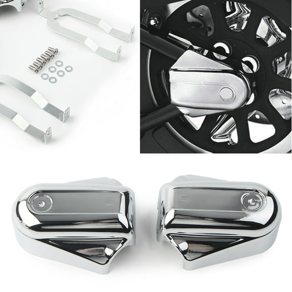 BFY for Harley Softail Night Train Bar Shield Rear Axle Cover Swingarm Cap Chrome