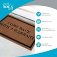 thumbnail image 4 of BirdRock Home Come Back with a Warrant Coir Doormat, 18 x 30", 4 of 9