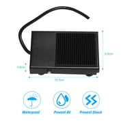 Foot Switch,Heavy Duty Metal Skidproof Foot Pedal Switch Treadle Foot Switch Momentary Control 3 Wire NO/NC Auto Reset Switch
