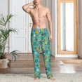thumbnail image 6 of Lsque Trucks And Excavators Print Men's Pajama Pants, Lounge Pant - Comfortable Home Wear,Elastic Waistband, Stylish Design-Small, 6 of 9