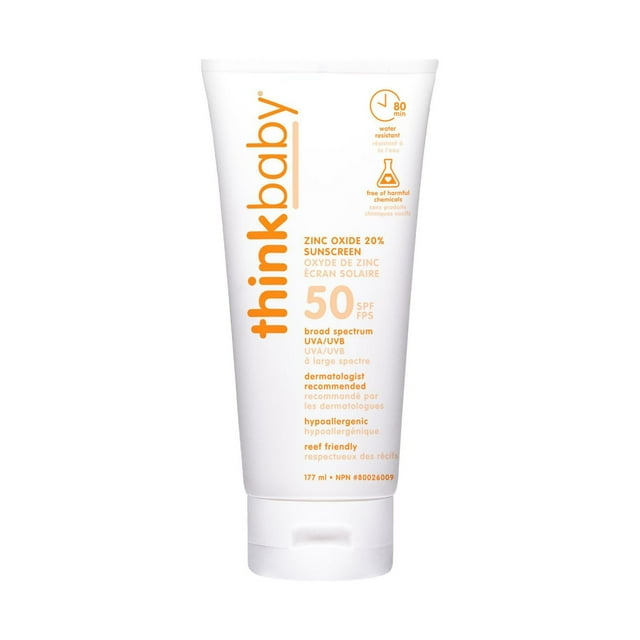 Thinkbaby Crème Solaire SPF 50+, 6oz