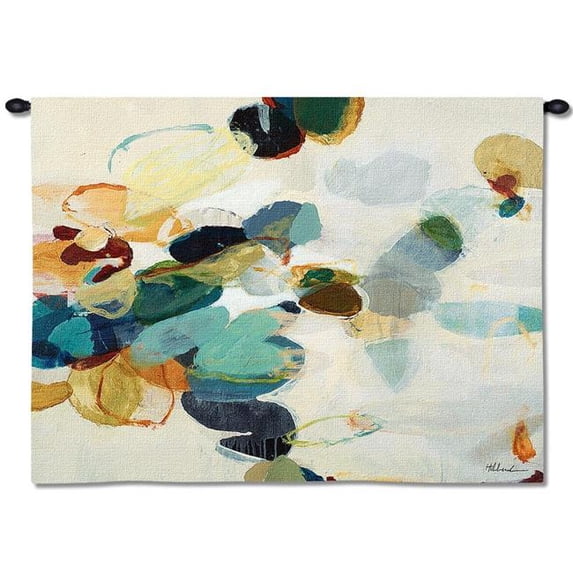 Fine Art Tapestries 8027-WH Scattered Stones Wall Tapestry - Small