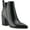 Black, variant on Nine West Womens Birds  Leather Casual Ankle Boots