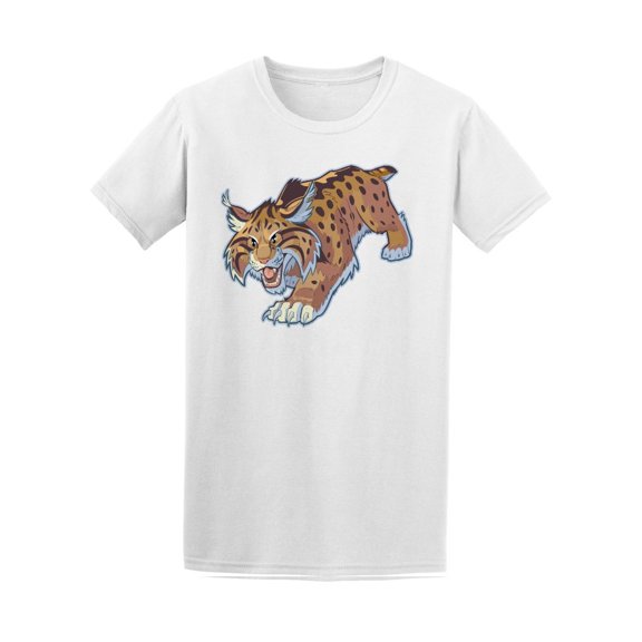Amazing Old School Bobcat Tee Men's -Image by Shutterstock
