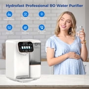 Countertop Reverse Osmosis Water Purifier with 6-Stage RO Filtration, Mineralization, and Smart Display Hydrofast B100 Ro Water Filter System