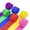 Colorful, variant on GUOOL 6 Rolls Crepe Paper Streamers Party Decorations DIY Craft Material Backdrop Party Streamers for Mother's Day Engagement Party Purple