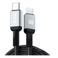 thumbnail image 1 of Cable Tipo C A Tipo C 60w Carga Rapida Cable 1m Xtellar negro, 1 of 3