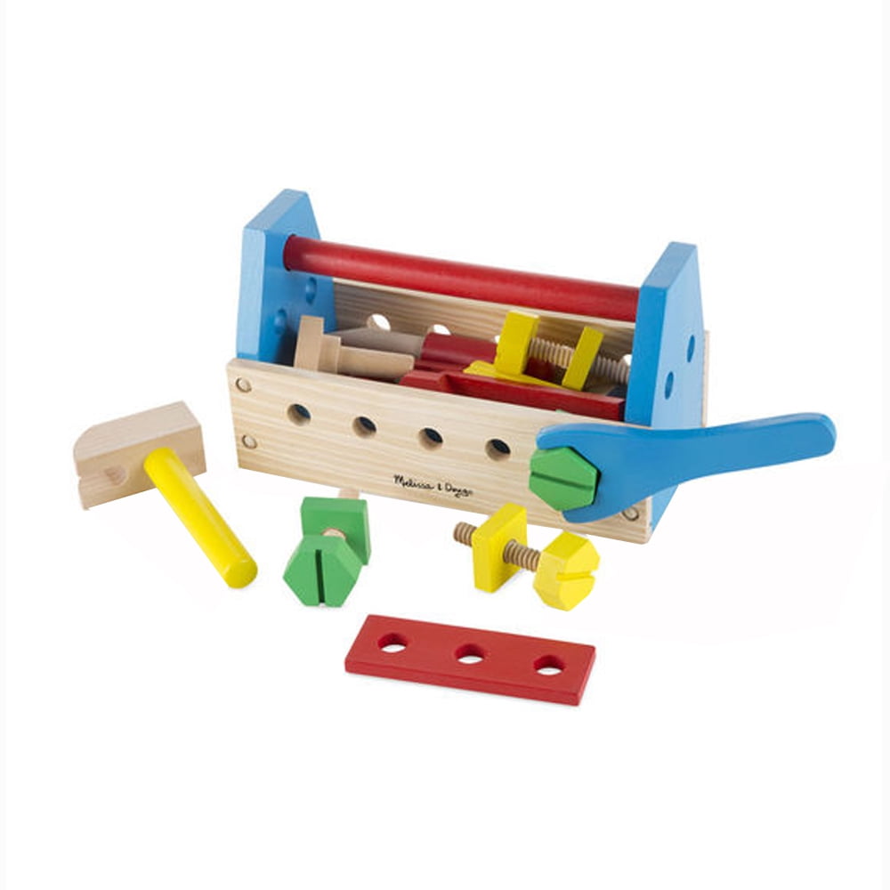 Melissa Doug Take Along Tool Kit Wooden Construction Toy 24 Pcs Melissa Doug Take Along Tool Kit Wooden Construction Toy 24 Pcs Com