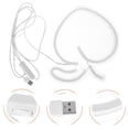 thumbnail image 3 of 1pc Peach Fruit Series Neon Night Light Peach Neon Light Light White, 3 of 8