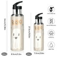 thumbnail image 2 of Yayeee 33oz Insulated Water Bottle Double Wall Stainless Steel with Flip Straw Lid, Halloween Ghosts, 2 of 7