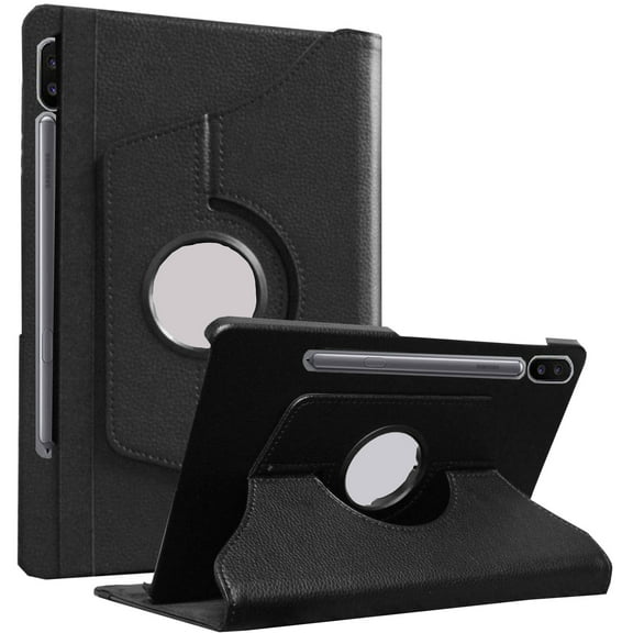 JYtrend Case for Galaxy Tab S8 (2022) / Tab S7 (2020) 11 inch, Rotating Stand Cover for Model SM-T870 SM-T875 SM-T878U SM-X700 SM-X706 X706B X706U X706N, Black