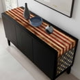 thumbnail image 5 of American Flag Table Runner 72 Inches Long, Retro USA Flag Blue Red Vintage Wooden Kitchen Coffee Dining Table Decoration for Home Party Birthday Wedding Home Decor 16x72 Inches, 5 of 8