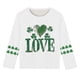 thumbnail image 5 of Blusas y camisas de manga larga con cuello redondo, moda del Día de San Patricio, blusa informal con estampado bonito de manga larga para niños y niñas., 5 of 5