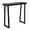 Black, variant on MYZBBD Narrow Entryway Table, Pine Wood Console Tables for Entryway, Slim Sofa Tables Behind Couch for Living Room, Hallway, Entrance, 43 x 12 x 32, Black
