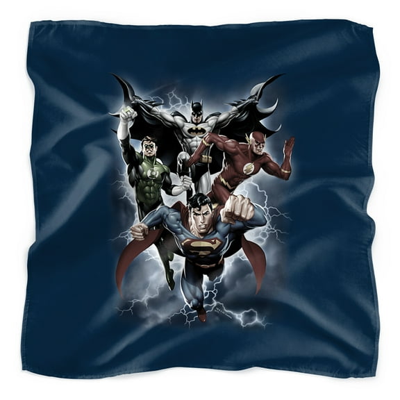 Justice League The Coming Storm Bandana (21 in x 21 in)