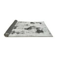 thumbnail image 2 of Ahgly Company Indoor Square Abstract Gray Modern Area Rugs, 5' Square, 2 of 4