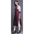 thumbnail image 3 of Bimba Tunique Droite en Coton pour Femmes Kurta Imprimée Tenue d'Été Kurti-TP, 3 of 6