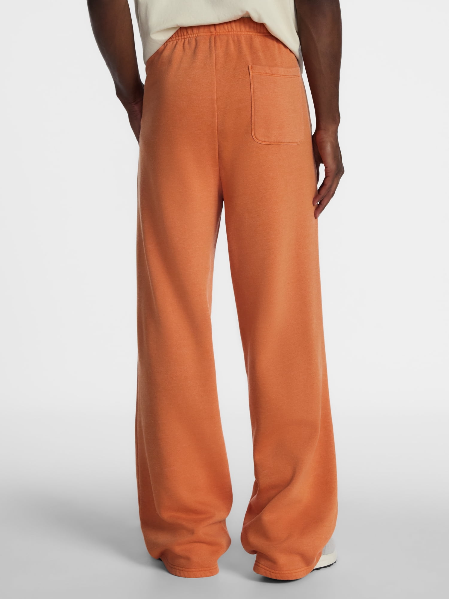 No Boundaries Fleece Open Hem Sweatpants, Men's XS-5XB