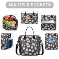 thumbnail image 2 of OBREWU Sunflower Womens Lunch Box for Work,Insulated Large Sunflower Lunch Bag for Women,Loncheras Para Mujer,Leakproof Adult Lunch Bag for Work,Beach,Travel,Picnic,Camping, 2 of 7