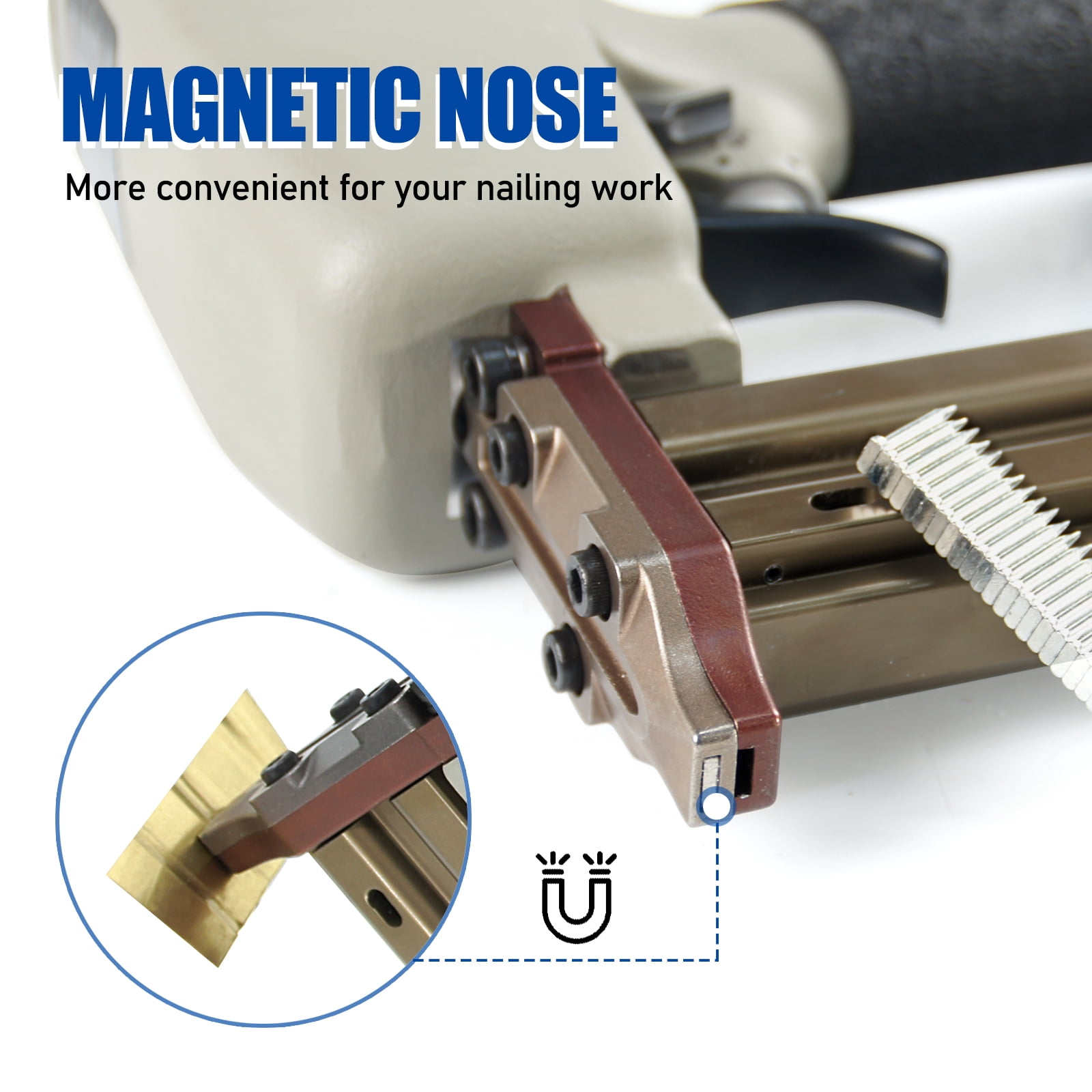 Woodpecker ST38H 14 Gauge Heavy Duty Concrete Nailer, 3/4'' to 1-1/2'' T Nails