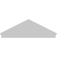 thumbnail image 5 of Ekena Millwork 74"W x 25-3/8"H x 2-3/4"P (Pitch 6/12) Peaked Cap Smooth Architectural Grade PVC Combination Pediment, 5 of 8