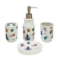 thumbnail image 3 of Juego de Accesorios de Baño, 4 Piezas de Plástico, Juego de Regalo, Soporte para Cepillo de , Taza para Cepillo de , de Jabó Soledad Dispensador de jabón y jabonera, 3 of 9
