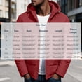 thumbnail image 3 of hoksml Men's Hooded Puffer Quilted Jacket Zip Up Lightweight Warm Winter Outerwear with Side Pockets, 3 of 9