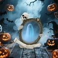 thumbnail image 6 of Halloween Skeleton Picture Frame, Spooky Skull & Bone - Festive Haunted House Accent for Displaying Photos, Home & Party Decoration - White, 6 of 7