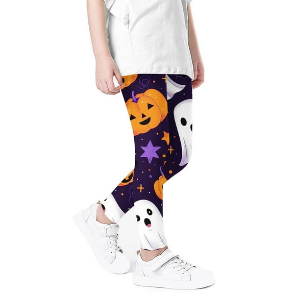 Halloween Bnwani Kids Girl Leggings Fashion Outwear Printed Multicolor