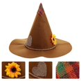 thumbnail image 5 of Halloween Photo Prop Witch Hat Ornament for 1 Piece Felt Scarecrow Accessory, 5 of 5