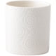 thumbnail image 2 of Jarro de almacenamiento de cerámica en relieve organizador de cocina en relieve Contenedor decorativo Portautensilios blanco de una pieza con estilo Acento funcional para el hogar, 2 of 9