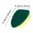 thumbnail image 5 of ACDANC 5 Pack Dishwand Refill Sink Clean Sponge Brush Refill Replacement Heads Non-Scratch, 5 of 6