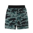 thumbnail image 3 of Shorts for Boys Casual Camouflage Sports Gym Shorts with Drawstring Elastic Waist Outwear Short Pants Size 5 Y-6 Y, 3 of 4