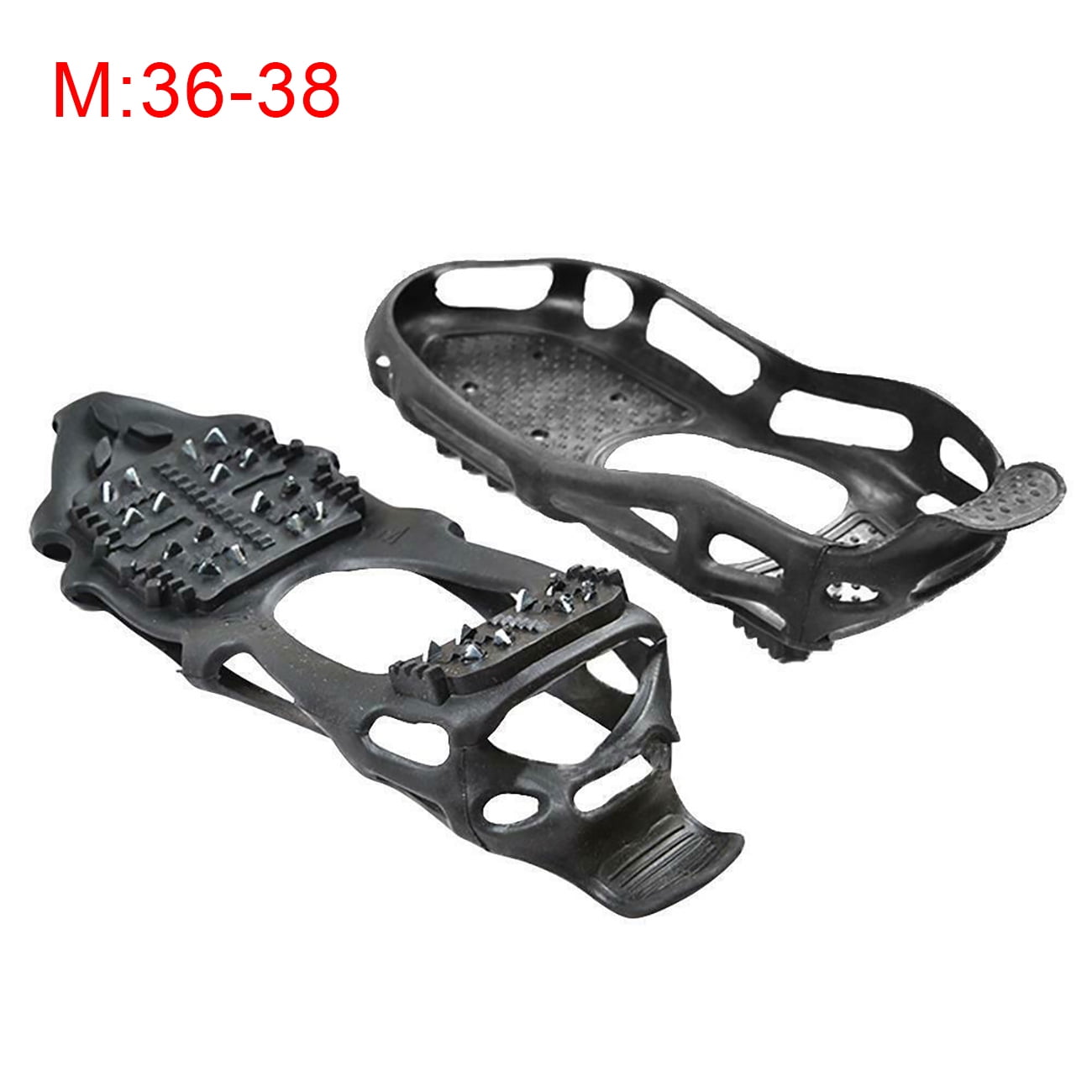 GGHKDD 1 Pair 24 Teeth Ice ice cleats for shoes and boots Cleats