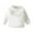White, variant on Zwiiyzr 3-18M Baby Girl Clothes Crew Neck Sweatshirt Pullover Long Sleeve Solid Color Lace Trim Casual Loose Top Shirt Fashion 2024 Fall Clothes Beige