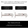 thumbnail image 5 of Elegant and Chic Winter Brush Reversible Soft Down Alt 3-Piece Comforter Set by Southshore Fine Linens, 5 of 7
